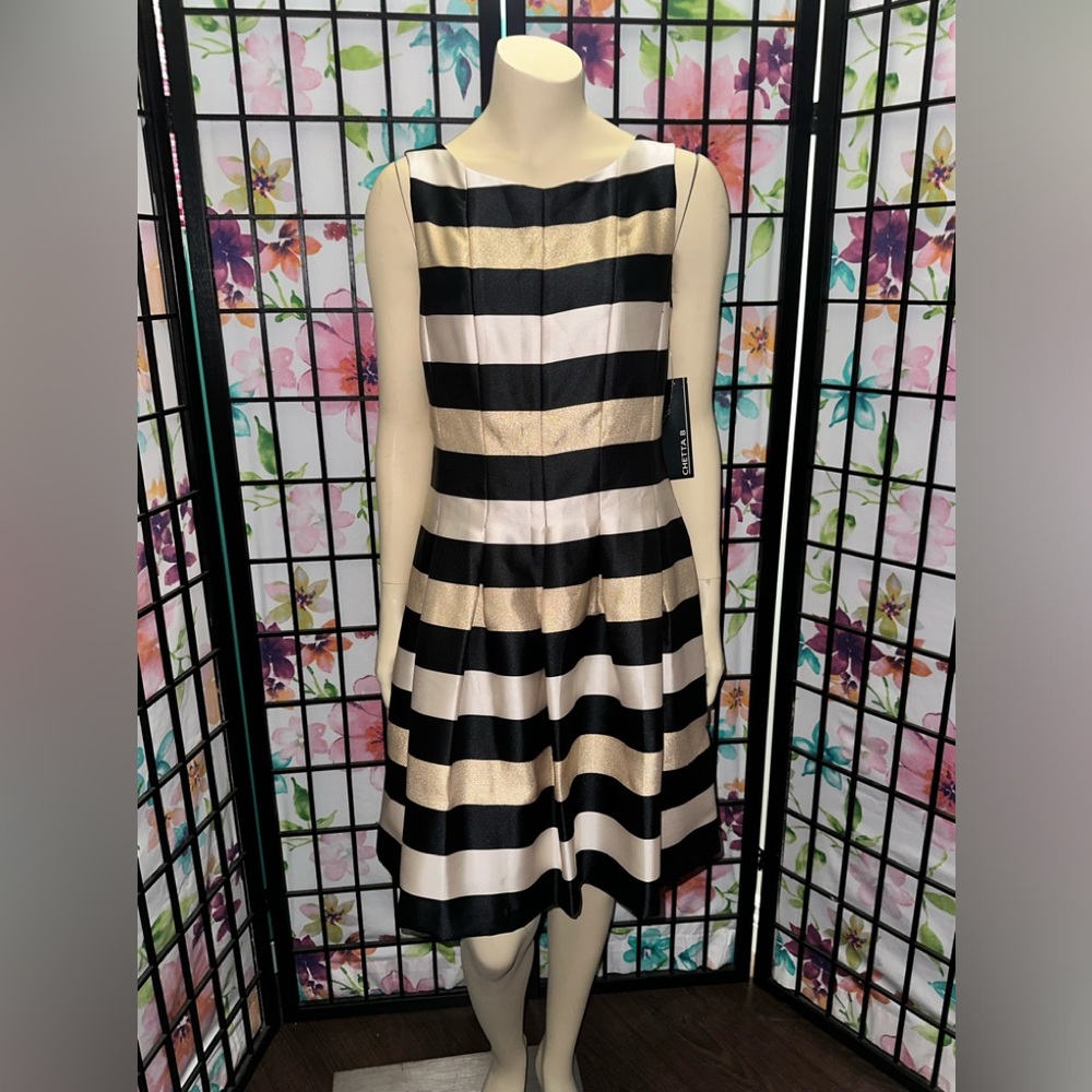 NWT CHETTA B Fit & Flare Dress